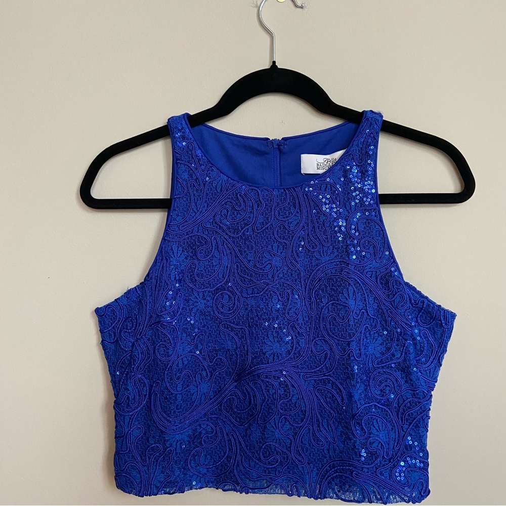 NWT Badgley‎ Mischka RAINA Top 2